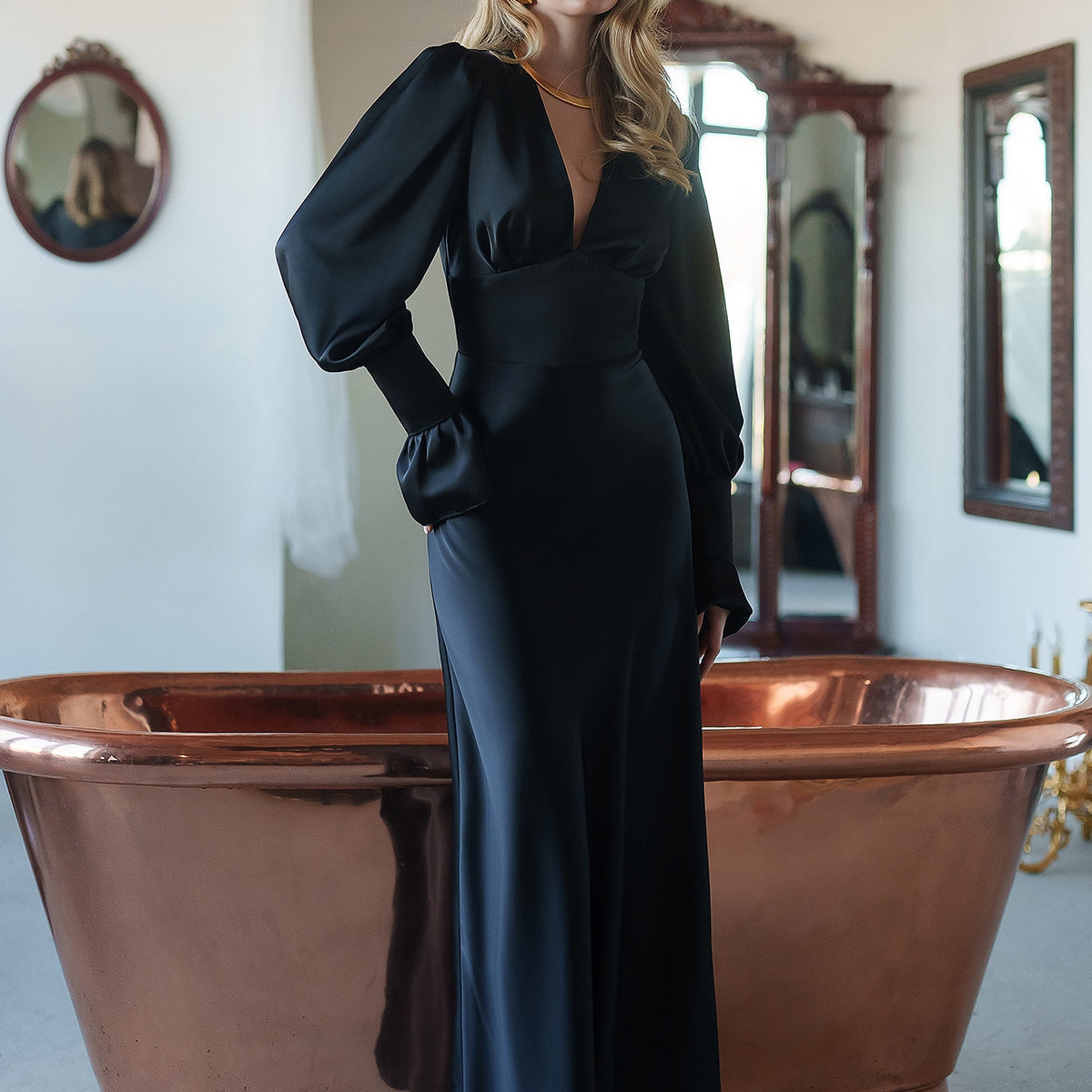 The Gloriana Maxi Dress - Black main image 0