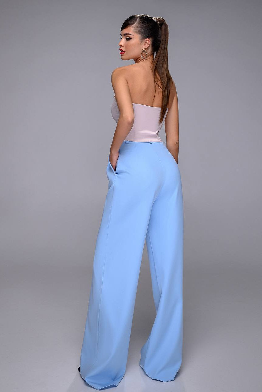 ELAGIA Beige Satin Sweetheart Crop Top - back view displaying fitted silhouette and closure details