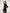 Selene Black Velvet Shimmer Draped High Slit Maxi Dress - styled look | ELAGIA
