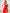 Estelle Red Satin Strapless Ruffled Side-Slit Maxi Dress - back view | ELAGIA
