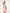 Alexa Dusty Pink Asymmetric Draped Long-Sleeve Mini Dress - close-up detail | ELAGIA