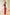 Kaia Red Asymmetric Overlay Straight-Leg Pants - side view | ELAGIA