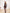 Bella Brown Sequin High-Waist Mini Skirt - back view | ELAGIA