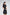 Gloria Black Collared Puff-Sleeve Mini Dress - view 6 | ELAGIA