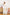 White Striped Oversized 3-Piece Suit - front view | ELAGIA