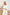 White Striped Oversized 3-Piece Suit - close-up detail | ELAGIA