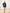 Grey Striped Wool Oversized Jacket Skirt Suit 2-Piece - front view | ELAGIA
