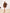 Brown Striped Wool Oversized Jacket Skirt Suit 2-Piece - front view | ELAGIA