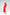 Red Square Neck Long-Sleeve High Slit Midi Dress - front view | ELAGIA