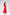 Red Square Neck Long-Sleeve High Slit Midi Dress - side view | ELAGIA