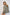Khaki Oversized Jacket Skirt Suit 2-Piece - back view | ELAGIA