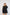 Black Oversized Jacket Skirt Suit 2-Piece - close-up detail | ELAGIA
