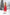 Red Sequin Cut-Out Halter Midi Dress - close-up detail | ELAGIA