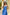 Sky-Blue V-Neck Slip Dress - side view | ELAGIA