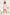 Pink Buttoned Puff-Sleeve Mini Dress - front view | ELAGIA