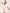Pink Buttoned Puff-Sleeve Mini Dress - back view | ELAGIA