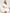 White Buttoned Puff-Sleeve Mini Dress - close-up detail | ELAGIA