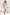 Beige Backless Puff-Sleeve Mini Dress - front view | ELAGIA