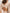 Beige Backless Puff-Sleeve Mini Dress - close-up detail | ELAGIA