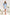 Sky-Blue Backless Puff-Sleeve Mini Dress - front view | ELAGIA