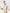 Sky-Blue Backless Puff-Sleeve Mini Dress - back view | ELAGIA
