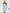 Sky-Blue Backless Puff-Sleeve Mini Dress - styled look | ELAGIA