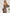 Coffee Polka-Dot Puff Sleeve Midi Dress - styled look | ELAGIA