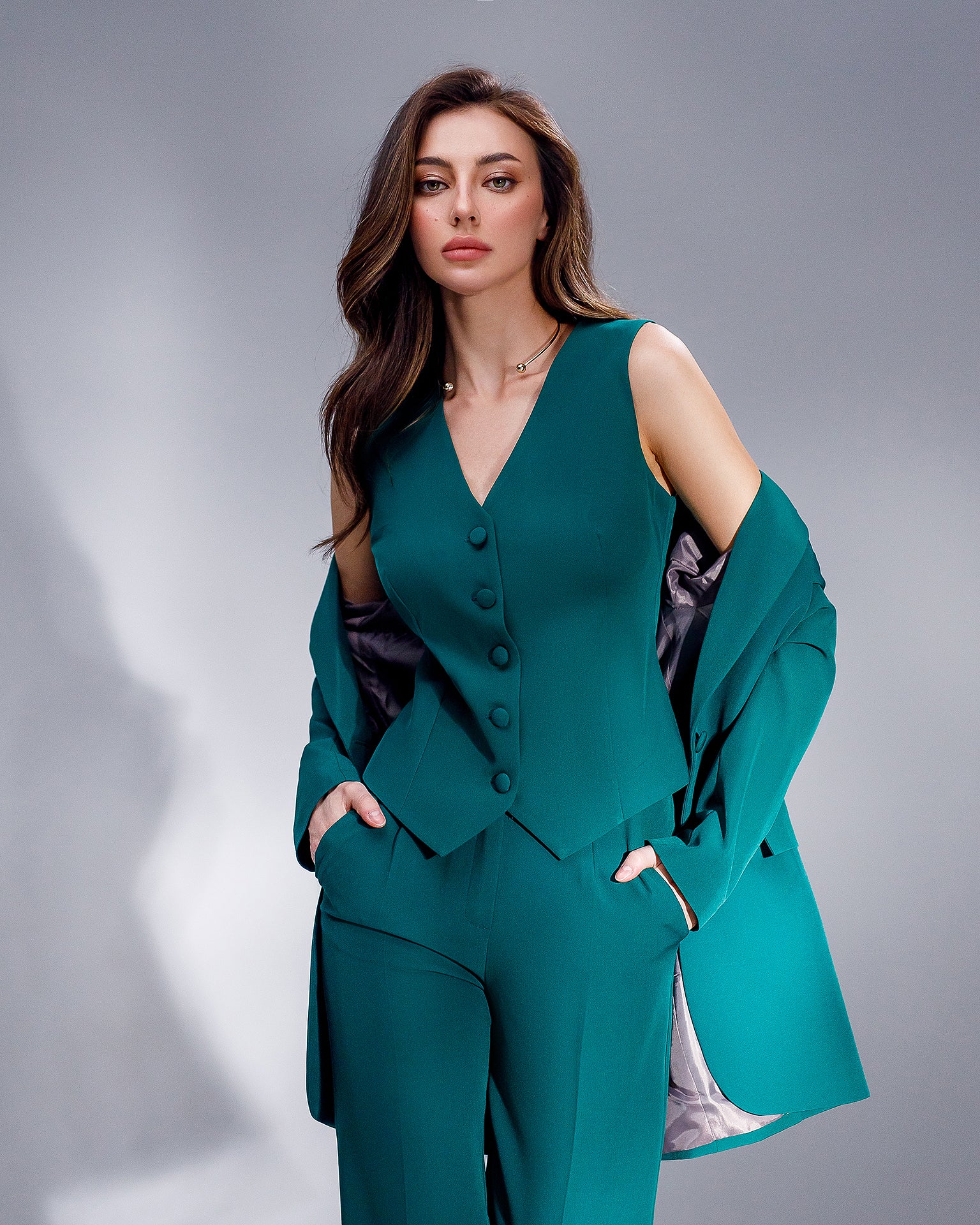 Emerald Regular-Fit 3-Piece Suit