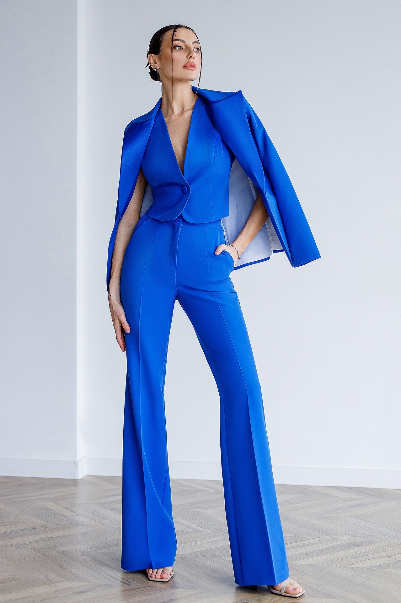 Blue Single-Breasted Suit 3-Piece