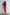 Red Front-Slit Midi Skirt - front view | ELAGIA