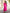 ELAGIA crimson puff-sleeve midi dress styled on model - complete 3 piece women's suit look for office wear