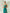Green Satin Thigh-Slit Slip Dress - styled look | ELAGIA