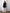 Monica Black Long-Sleeve Keyhole Mini Dress - front view | ELAGIA