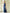 Blue Satin Thigh-Slit Slip Dress - side view | ELAGIA
