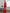 Monica Red Single-Breasted Suit 2-Piece - Side View | ELAGIA