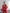 Monica Red Single-Breasted Suit 2-Piece - Back View | ELAGIA
