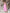 Pink Square-Neck Sleeveless Peplum Midi – Crepe fabric, front view