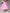 Pink Square-Neck Sleeveless Peplum Midi – Crepe fabric, peplum waist detail
