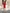 Red Square Neck Long Sleeve Mini Dress - close-up detail | ELAGIA