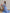Blue Satin Backless Maxi Dress - view 8 | ELAGIA