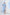 Sky-Blue Puff-Sleeve Top & Midi Skirt 2-Piece Set - back view | ELAGIA