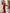 Red Pleated One-Shoulder Peplum Top & High-Waist Pants - side view | ELAGIA
