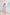 Pink Puff-Sleeve Top & Midi Skirt 2-Piece Set - back view | ELAGIA