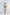 Beige Puff-Sleeve Top & Midi Skirt 2-Piece Set - side view | ELAGIA