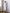 White Keyhole Cut-Out Long-Sleeve Midi – full-length crepe garment displayed on model