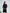 Monica Black Long-Sleeve Keyhole Mini Dress - view 6 | ELAGIA
