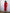Red Keyhole Cut-Out Long-Sleeve Midi – Crepe, full-length view from head to hem on model