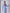 Sky-Blue Puff-Sleeve Belted Midi Dress - back view | ELAGIA