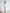 White Square Neck Long Sleeve Mini Dress - view 11 | ELAGIA