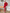 Celeste Red Satin Asymmetric One-Shoulder Midi Dress - front view | ELAGIA